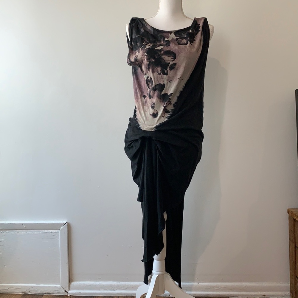 All Saints draped maxi dress